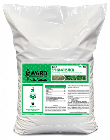 SWARD "Spring Cruisader" Spring lawn care product bag