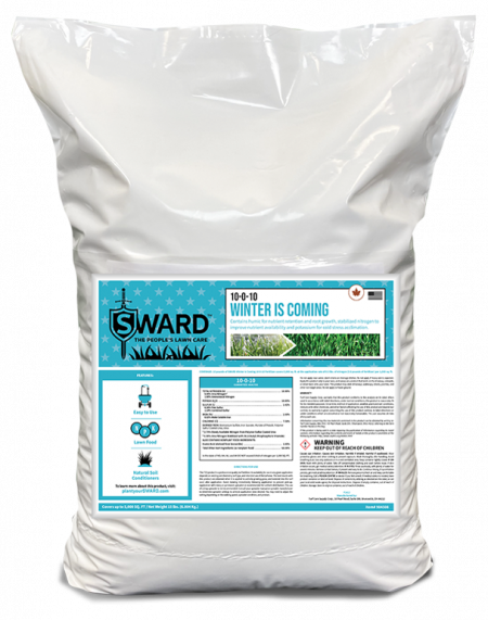 SWARD Winter Is Coming winter yard lawn care product bag